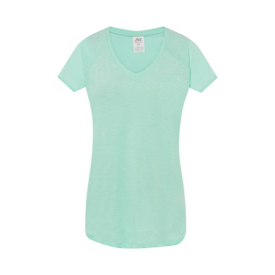 Футболка женская JHK URBAN SLUB LADY (цвет ментоловий) ОПТОМ