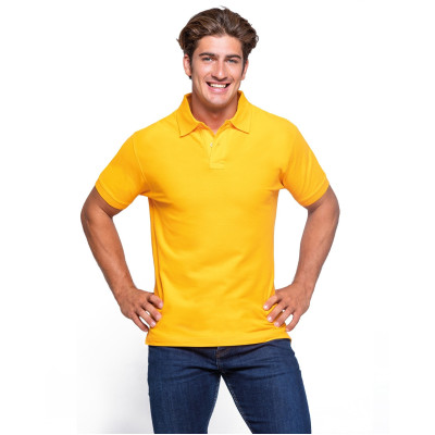 Поло чоловіча JHK POLO REGULAR MAN (колір жовтий) ОПТОМ