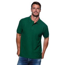 Поло мужская JHK POLO WORKER 210 (цвет темно-зеленый) ОПТОМ