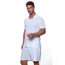 Поло мужская JHK SPORT POLO PIQUE MAN (цвет белый) ОПТОМ